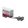 Siku Road Train, Model ciągnika siodłowego z naczepą, Preassembled, 1:87, Metal, Tworzywo sztuczne, 3 yr(s), Niebieski, Czerwony, Biały