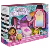 Gabby's Dollhouse , Słodkich Snów Sypialnia z Figurką Pillow Cat i 3 Akcesoriami, 3 Meble i 2 Przesyłkami, Zabawki dla Dzieci od 3 Lat
