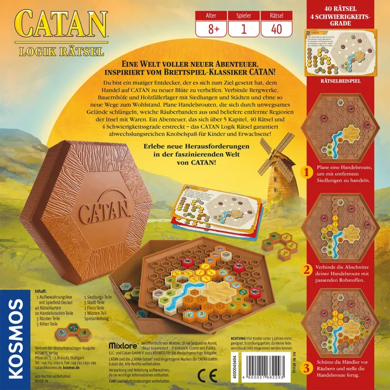 Kosmos Catan Puzzle kształtowe History