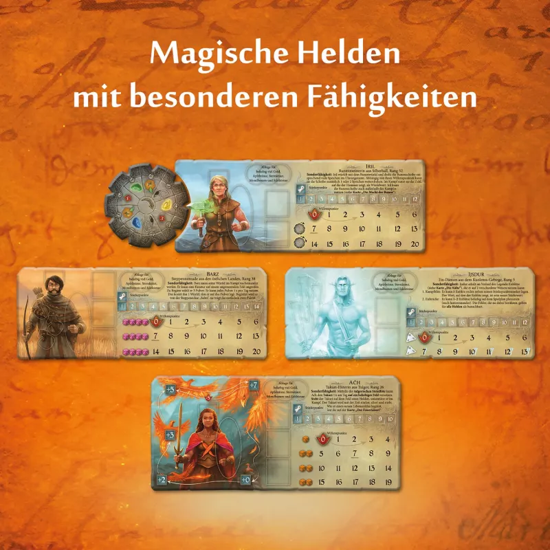 Kosmos Die Legenden von Andor - Magische Helden Gra planszowa Strategia