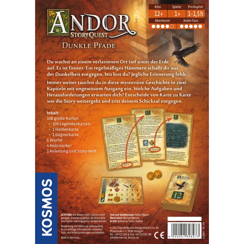 Kosmos Andor StoryQuest Gra planszowa Rodzinna