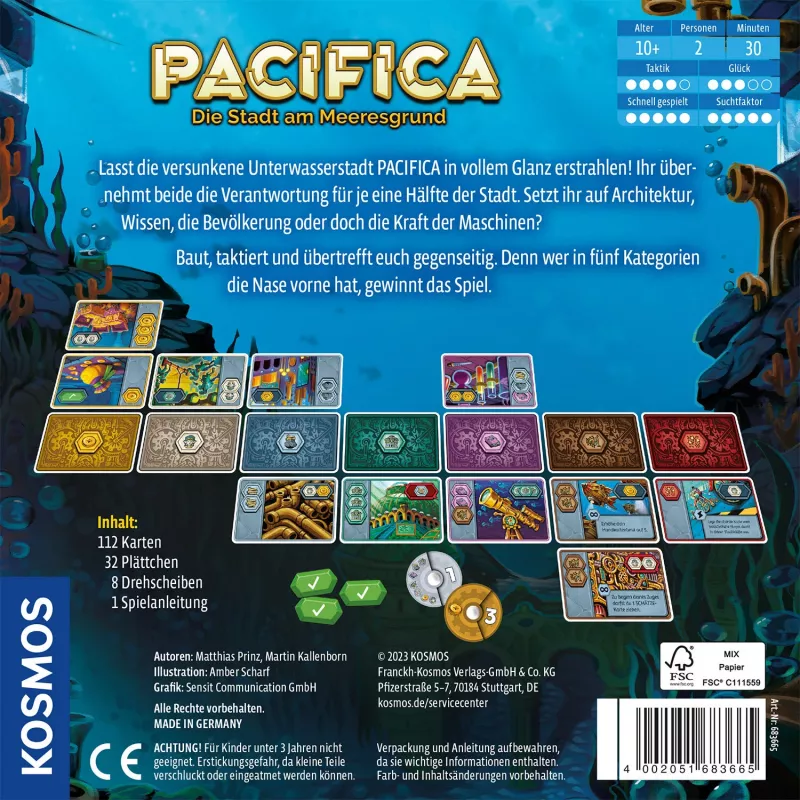 Kosmos Pacifica Gra planszowa Podróżnicza/przygodowa