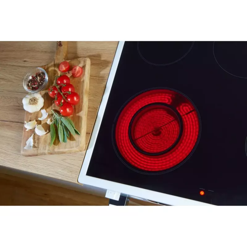 Gorenje GEC6C40WD Kuchenka wolnostojąca elektryczna Płyta ceramiczna Czarny, Biały