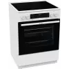 Gorenje GEC6C40WD Kuchenka wolnostojąca elektryczna Płyta ceramiczna Czarny, Biały