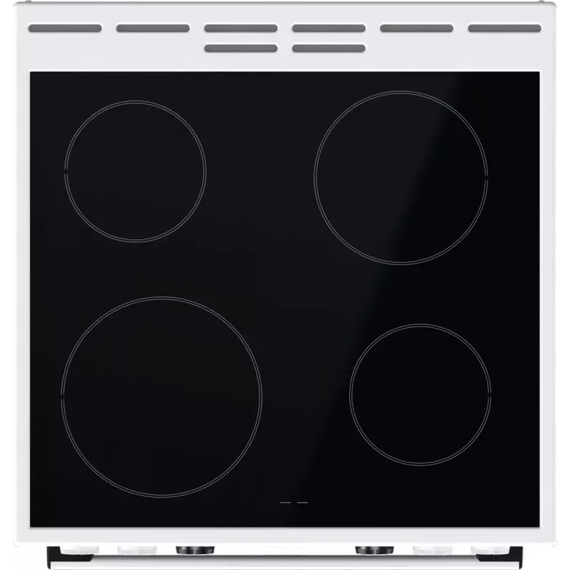 Gorenje GEC6C40WD Kuchenka wolnostojąca elektryczna Płyta ceramiczna Czarny, Biały