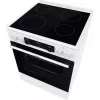 Gorenje GEC6C40WD Kuchenka wolnostojąca elektryczna Płyta ceramiczna Czarny, Biały
