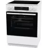 Gorenje GEC6C40WD Kuchenka wolnostojąca elektryczna Płyta ceramiczna Czarny, Biały