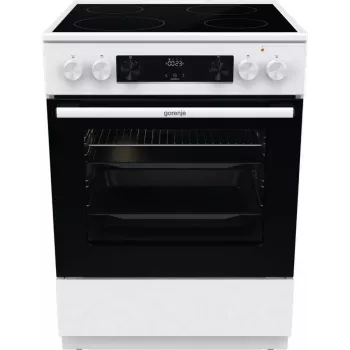 Gorenje GEC6C40WD Kuchenka wolnostojąca elektryczna Płyta ceramiczna Czarny, Biały