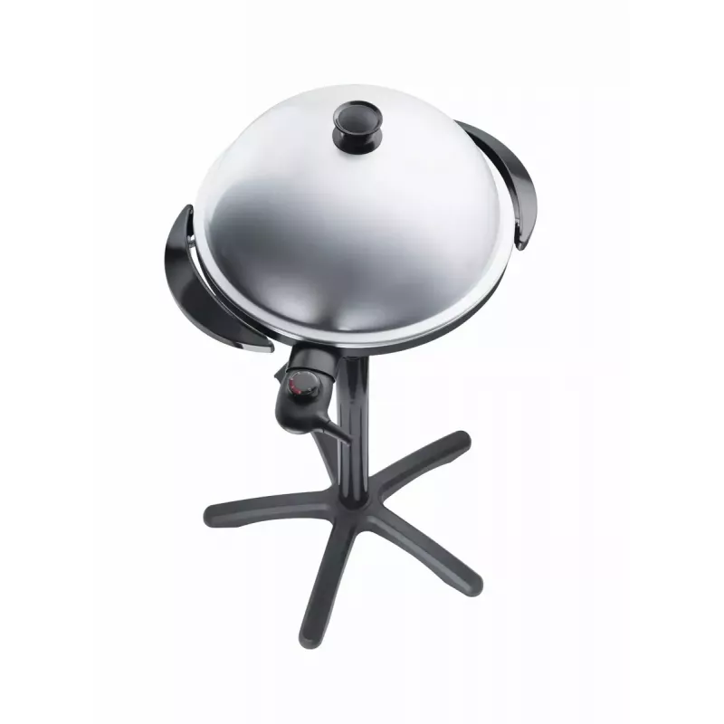 Elektryczny grill Steba VG 250 Kettle czarny srebrny 1800 W