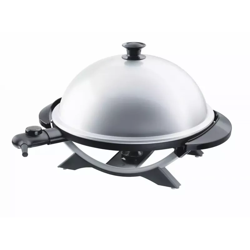 Elektryczny grill Steba VG 250 Kettle czarny srebrny 1800 W