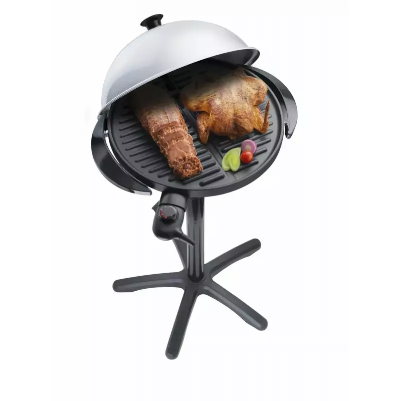 Elektryczny grill Steba VG 250 Kettle czarny srebrny 1800 W