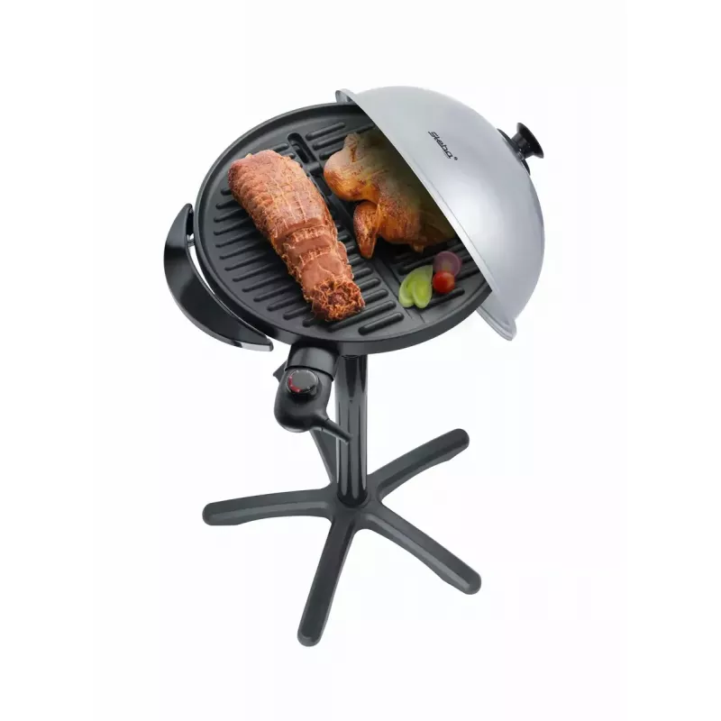 Elektryczny grill Steba VG 250 Kettle czarny srebrny 1800 W