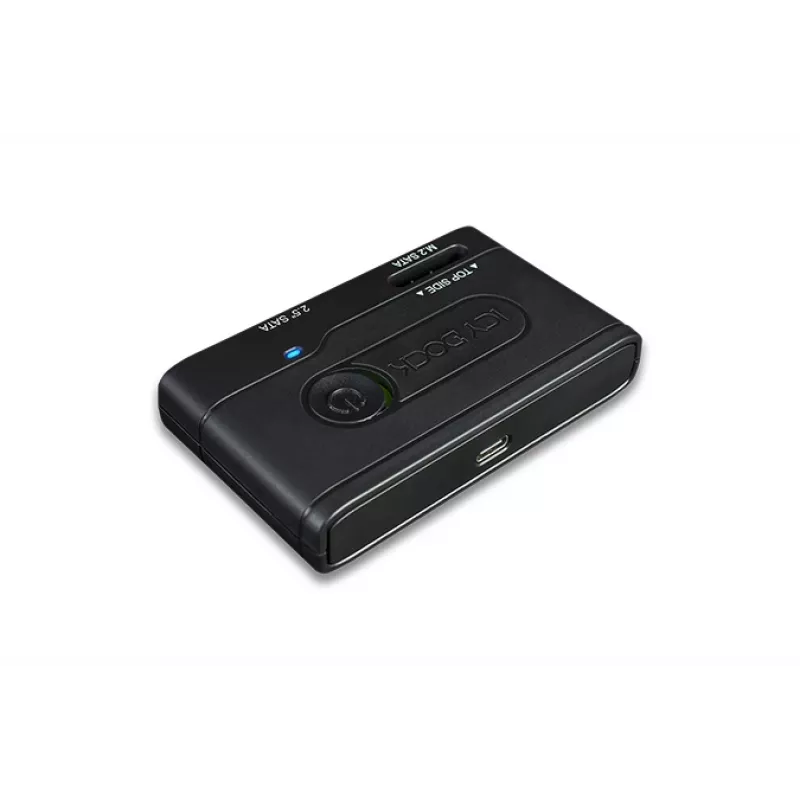 ICY BOX Ez-adapter - Adapter dla dysków twardych/SSD 2,5″ i M.2 SATA do USB 3.2 Gen 1