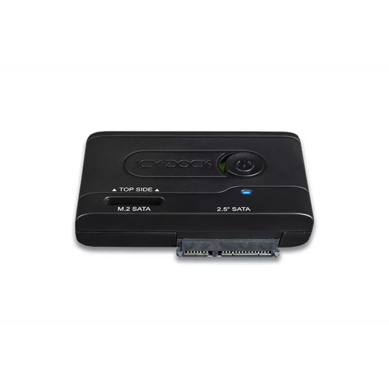 ICY BOX Ez-adapter - Adapter dla dysków twardych/SSD 2,5″ i M.2 SATA do USB 3.2 Gen 1