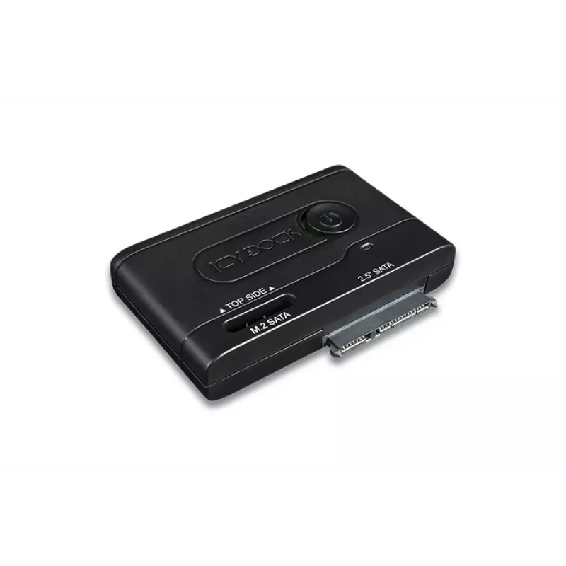 ICY BOX Ez-adapter - Adapter dla dysków twardych/SSD 2,5″ i M.2 SATA do USB 3.2 Gen 1