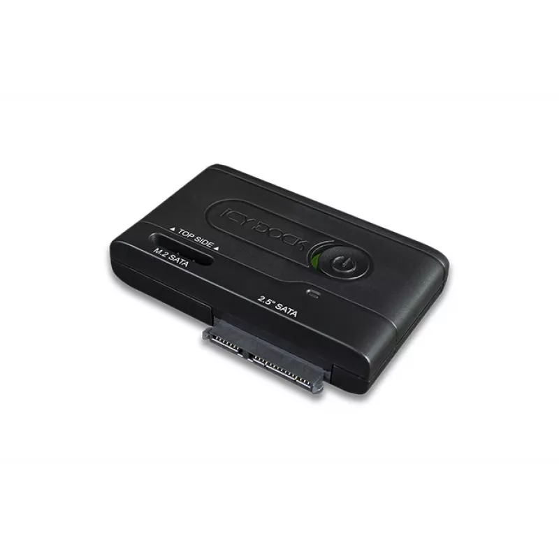 ICY BOX Ez-adapter - Adapter dla dysków twardych/SSD 2,5″ i M.2 SATA do USB 3.2 Gen 1