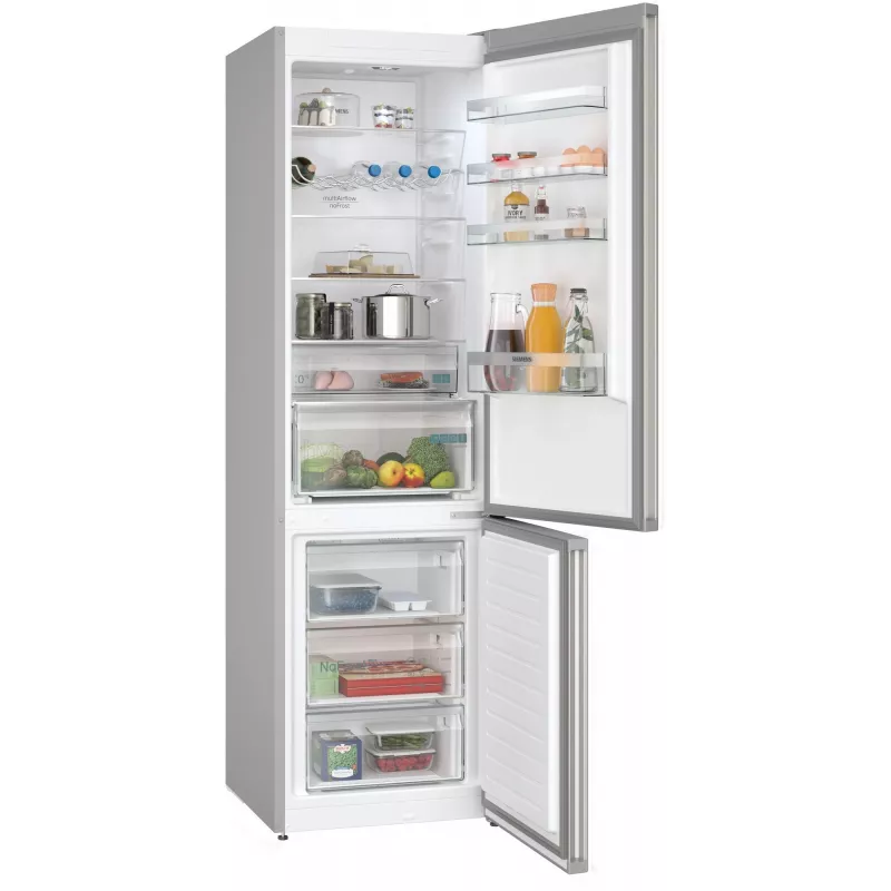 Siemens iQ300 KG39NXICF lodówko-zamrażarka Wolnostojąca 363 L Stal nierdzewna