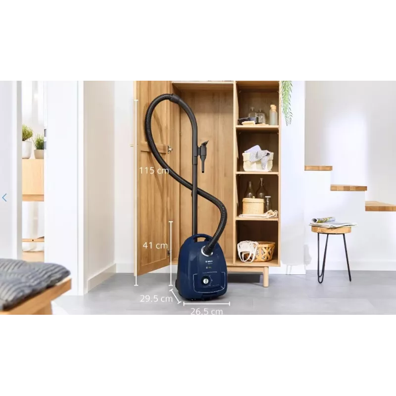 Odkurzacz Bosch Serie 4 BGD38BU2 4 L bezworkowy do odkurzania na sucho 600 W z workiem