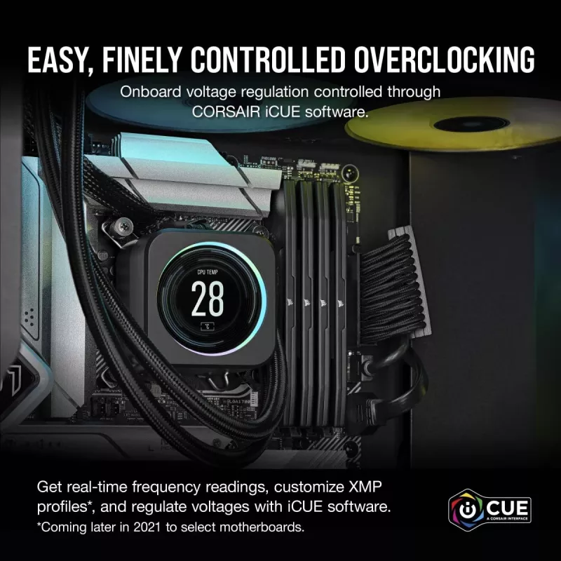 CORSAIR Memory 32GB (2x16gb) DDR5 Dram 6000mt/s CL38 Memory Kit Vengeance Czarny