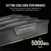 CORSAIR Memory 32GB (2x16gb) DDR5 Dram 6000mt/s CL38 Memory Kit Vengeance Czarny