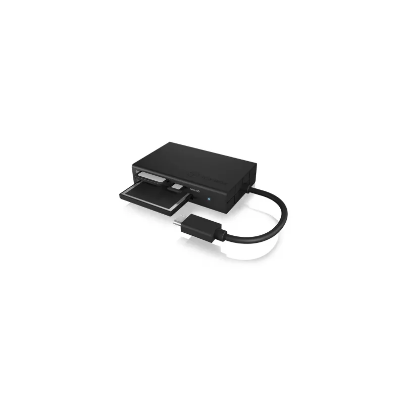 Czytnik kart ICY BOX IB-CR401-C3 USB 3.2 Gen 1 (3.1 Gen 1) Type-C Czarny