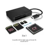 Czytnik kart ICY BOX IB-CR401-C3 USB 3.2 Gen 1 (3.1 Gen 1) Type-C Czarny