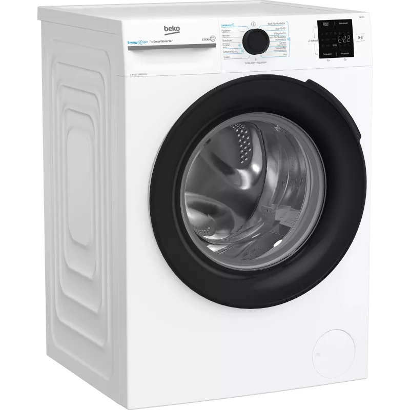 Pralka Beko b300 BM3WFU3841X ładowana od przodu 8 kg 1351 obr./min biała