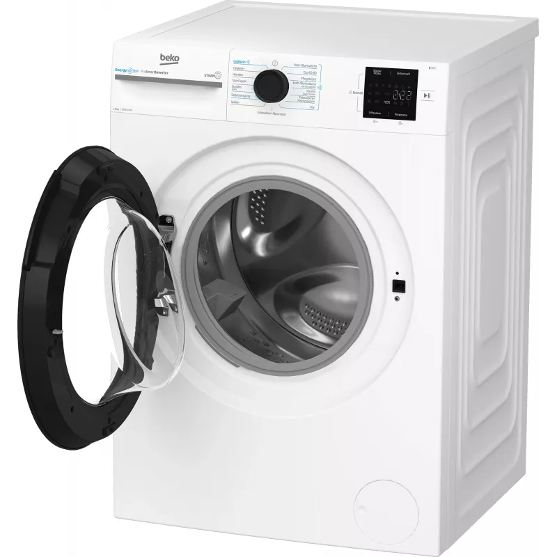 Pralka Beko b300 BM3WFU3841X ładowana od przodu 8 kg 1351 obr./min biała