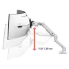 ERGOTRON HX Desk Monitor Arm with VHD Pivot - biały