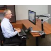 Ergotron Lx Hd Sit-stand Uchwyt Biurkowy Do Ramienia LCD (polerowane aluminium)