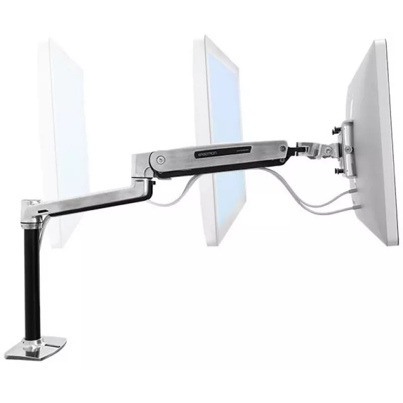 Ergotron Lx Hd Sit-stand Uchwyt Biurkowy Do Ramienia LCD (polerowane aluminium)