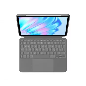 LOGITECH Combo Touch do iPad Air 11 cali 5. generacji Oxford szary Qwertz niemiecki