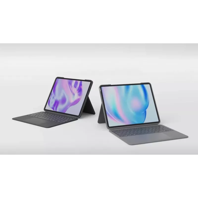 LOGITECH Combo Touch do iPad Air 11 cali 5. generacji Oxford szary Qwertz niemiecki