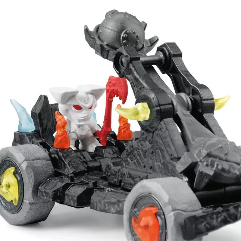 schleich ELDRADOR KREATURY Katapulta z Mini Kreaturą, Potwory i smoki, Roboty / Mini Kreatury, 7 lat, Wielokolorowy, Plastik