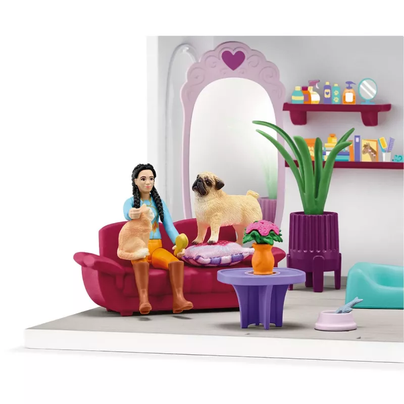 schleich HORSE CLUB Salon piękności Sofii dla zwierząt, Salon & spa, Salon dla zwierząt, 3 lat(a), Wielokolorowy, Plastik
