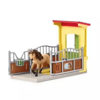 schleich FARM WORLD Pudełko dla kuca z ogierem kuca islandzkiego, Farma, Budynki, Zwierzęta gospodarskie / zabawki farmerskie, Stajnia dla koni, Konie, 3 lat(a), Wielokolorowy
