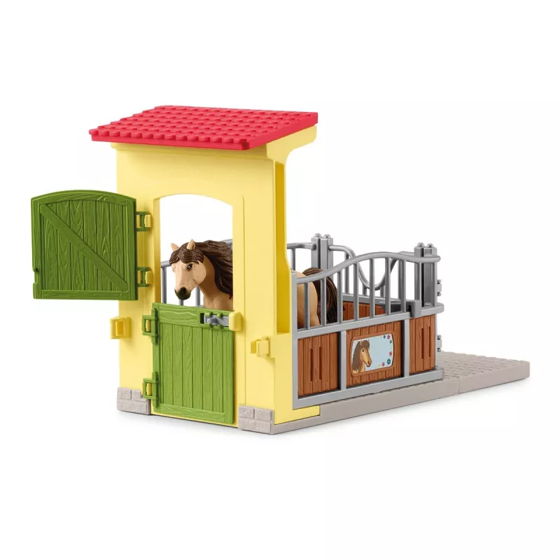 schleich FARM WORLD Pudełko dla kuca z ogierem kuca islandzkiego, Farma, Budynki, Zwierzęta gospodarskie / zabawki farmerskie, Stajnia dla koni, Konie, 3 lat(a), Wielokolorowy