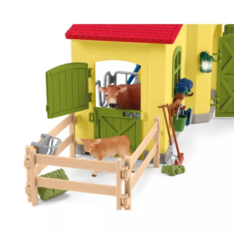 schleich FARM WORLD Duża farma ze zwierzętami i akcesoriami, Farma, 3 lat/a, Wielokolorowy, Tworzywo sztuczne