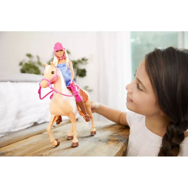 Lalka Barbie i koń, Lalka modowa, Dziewczynka, 3 lat(a), Dziewczynki, 250 mm, 480 g