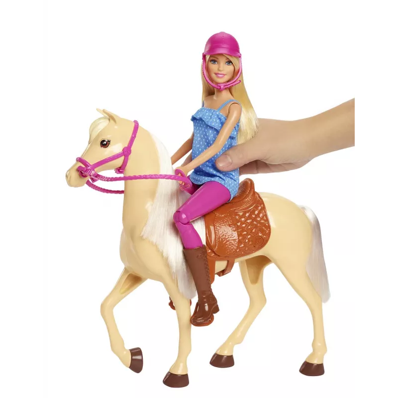 Lalka Barbie i koń, Lalka modowa, Dziewczynka, 3 lat(a), Dziewczynki, 250 mm, 480 g