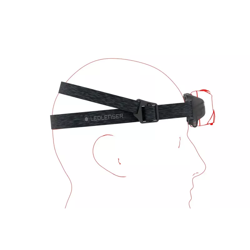 Latarka na opaskę Ledlenser HF6R Core Czarna 800 lm IP68