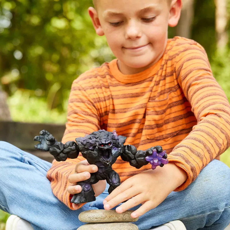 schleich ELDRADOR CREATURES Potwór z Kamienia Cienia, Potwory i smoki, Kamienny Świat, 7 lat, Czarny, Fioletowy, Plastik