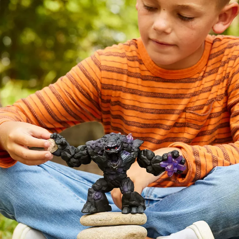 schleich ELDRADOR CREATURES Potwór z Kamienia Cienia, Potwory i smoki, Kamienny Świat, 7 lat, Czarny, Fioletowy, Plastik