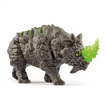 schleich ELDRADOR CREATURES Nosorożec Bojowy, 7 lat, Potwory i smoki, Kamienny Świat, Czarny, Zielony, Plastik