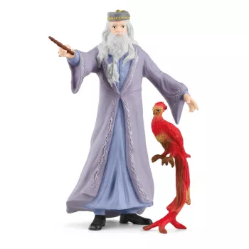 schleich Albus Dumbledore & Fawkes, 6 lat, Harry Potter™, Wielokolorowy, Plastik