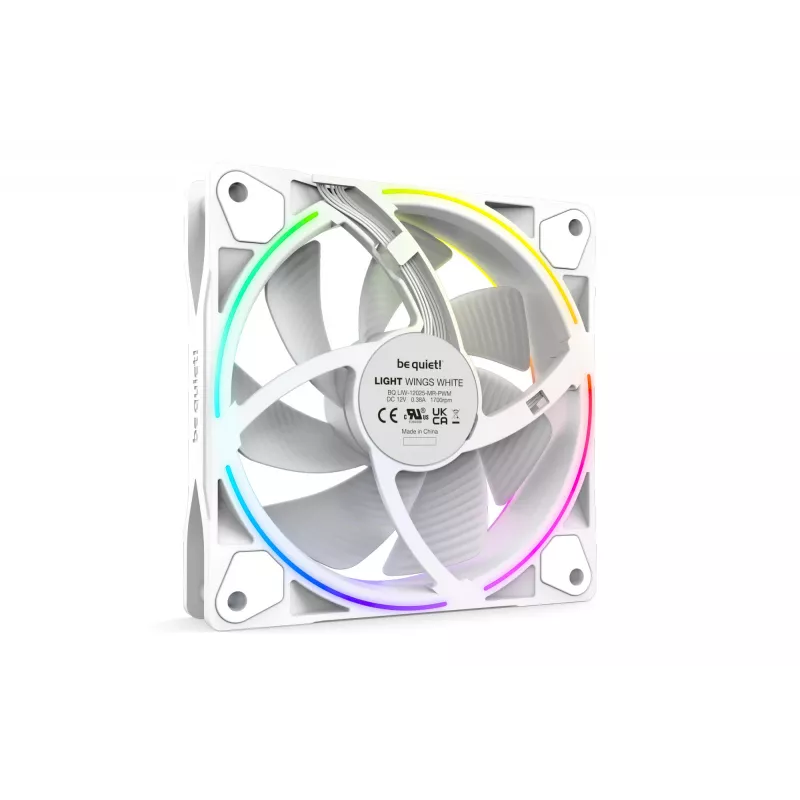 be quiet Light Wings biały | 120mm PWM Triple Pack Wentylator do obudowy komputera 12 cm 3 szt.