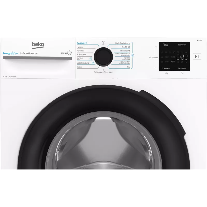 Pralka Beko b300 BM3WFU3941X ładowana od przodu 9 kg 1351 obr./min Biała