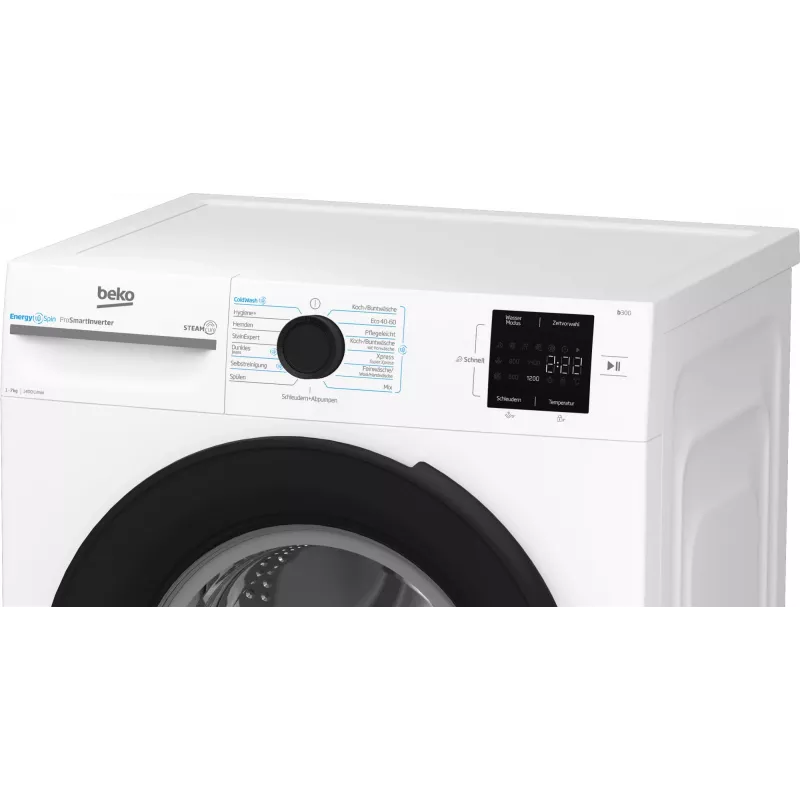 Beko b300 BM3WFU3741X pralka Front-load 7 kg 1351 RPM Biała