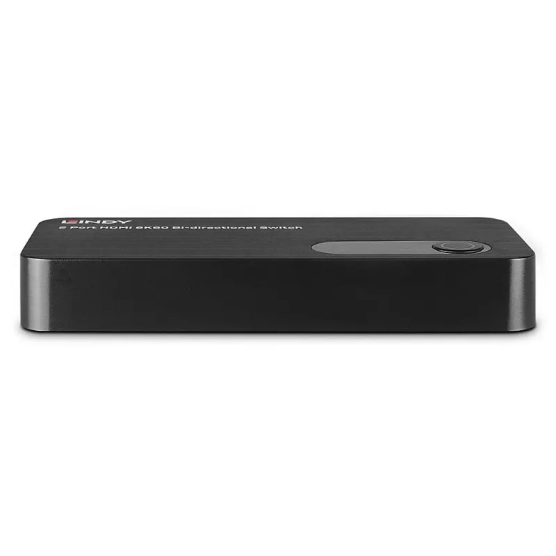 Lindy 2 Port HDMI 8K60 Bi-Directional Switch, HDMI, ABS, Czarny, 120 Hz, 3840 x 2160, 7680 x 4320, 48 Gbit/s