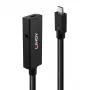 Lindy 5m USB 3.2 Gen 2 C/C Active Extension, 5 m, USB C, USB C, USB 3.2 Gen 2 (3.1 Gen 2), 10 Gbit/s, czarny